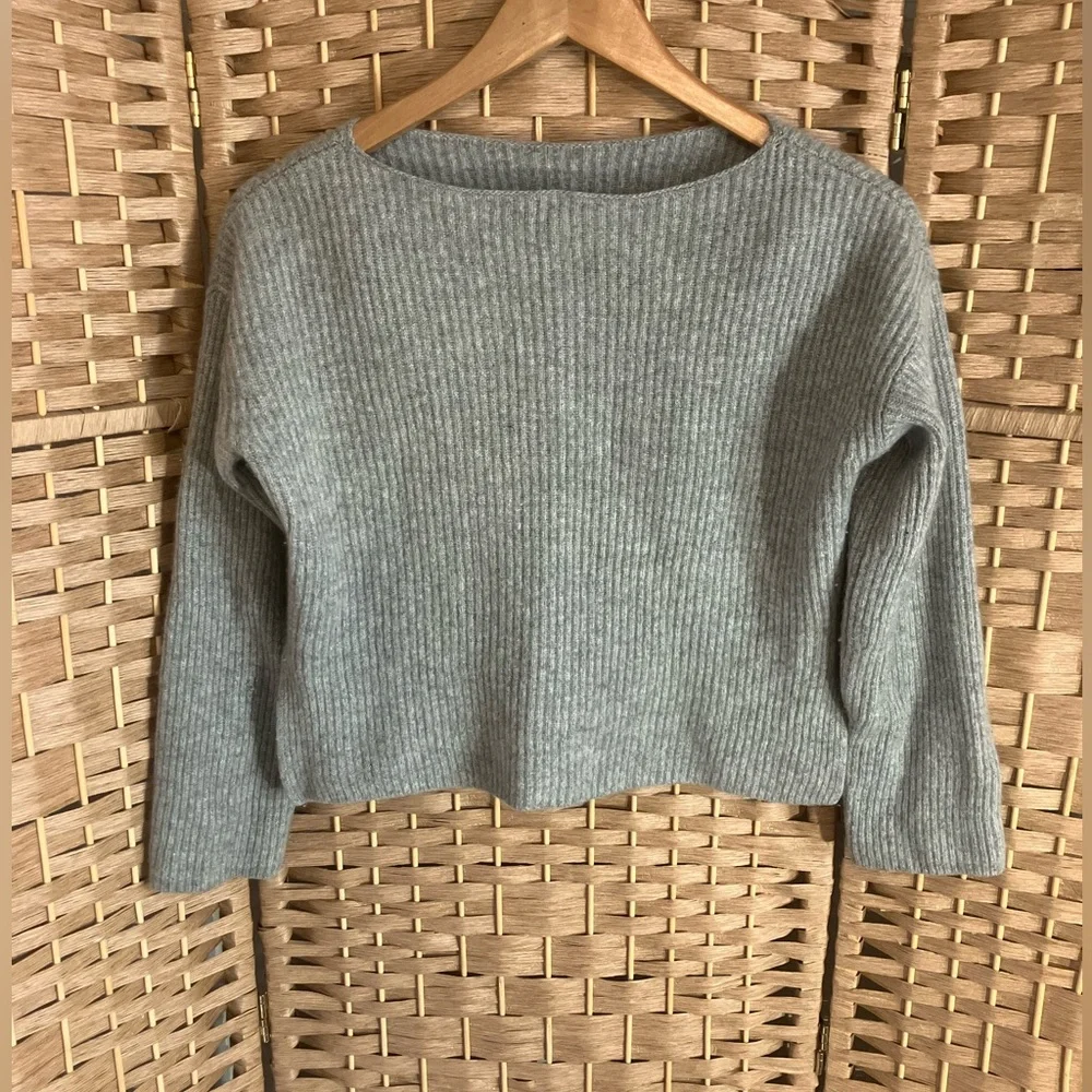 Everlane Cashmere Crop Sweater - Picture 1 of 4
